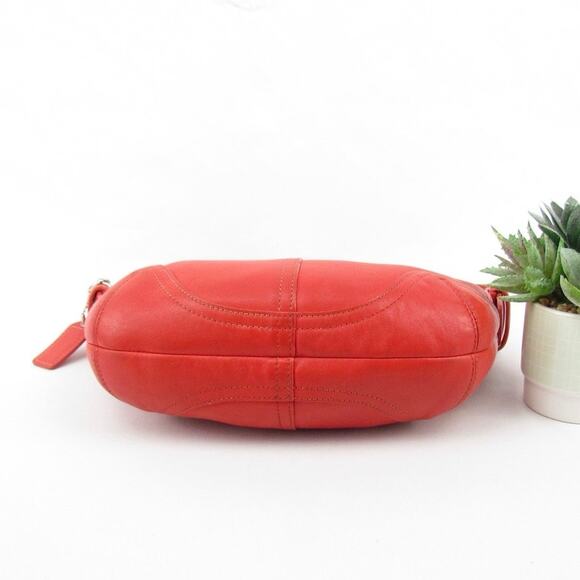 Coach Vintage Y2K Coral Red Shoulder Bag - Picture 6 of 8